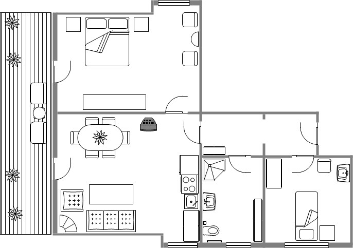 Grundriss Wohnung "Silke"